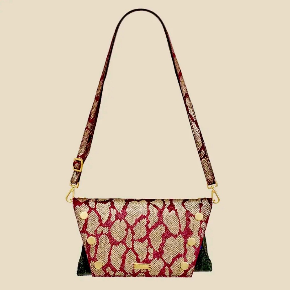 NWOT Hammitt Roger Clutch/Crossbody Lucky Peacock
